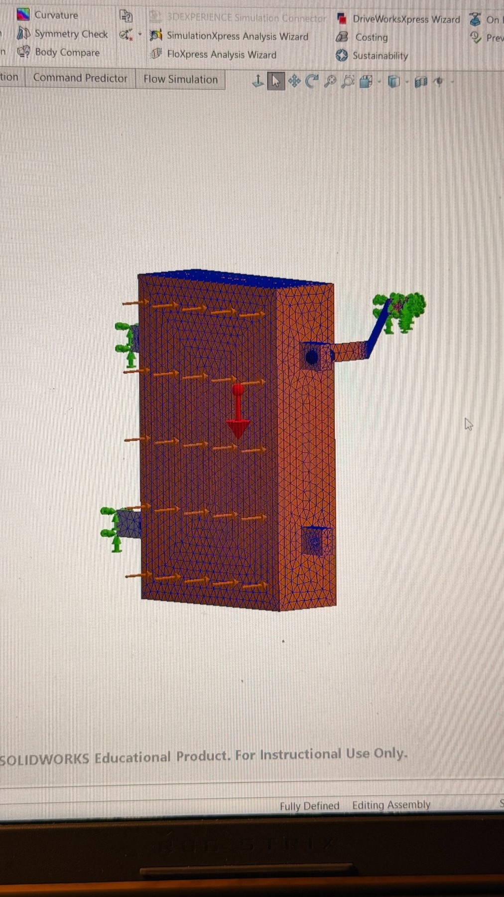 Radiator mount simulation image 1
